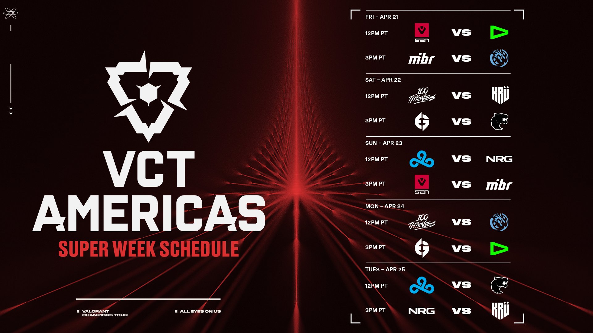 Llega La Super Week De Vct Americas Plus Gaming Magazine