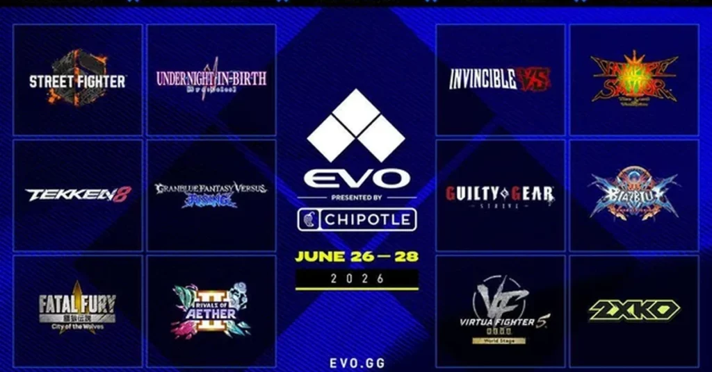 EVO 2026 juegos